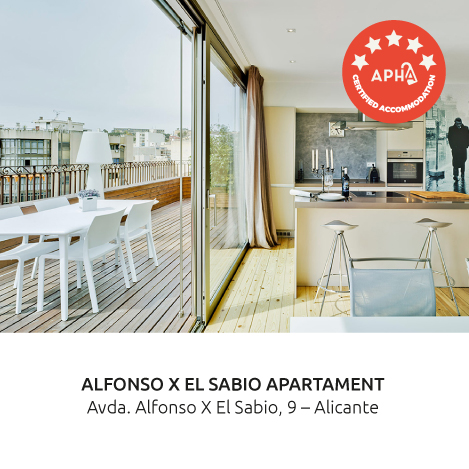A fear stay - certified tourist apartments in Alicante - Association of Hotels and Apartments of Alicante - Apha